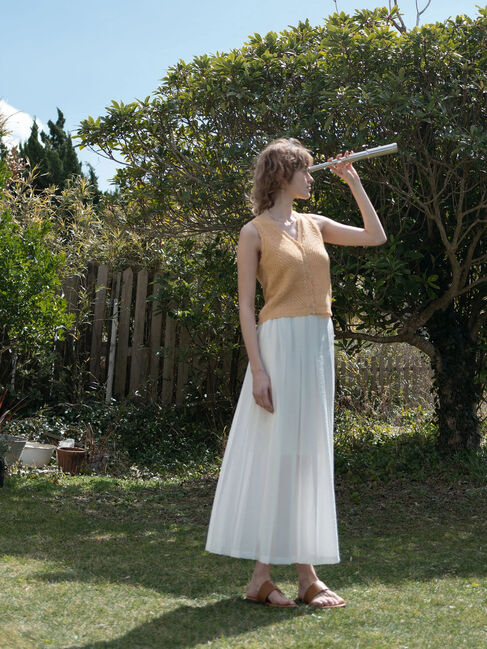 Lugnoncure「シアータックプリーツスカート《2025summer catalog item》」|スカート|