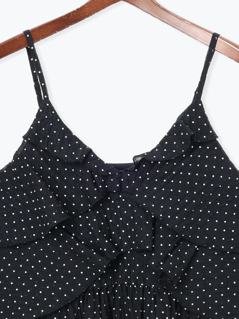 Te chichi「【松井愛莉着用】ドットシャーリングキャミブラウス（セットアップ可）」|シャツ・ブラウス|