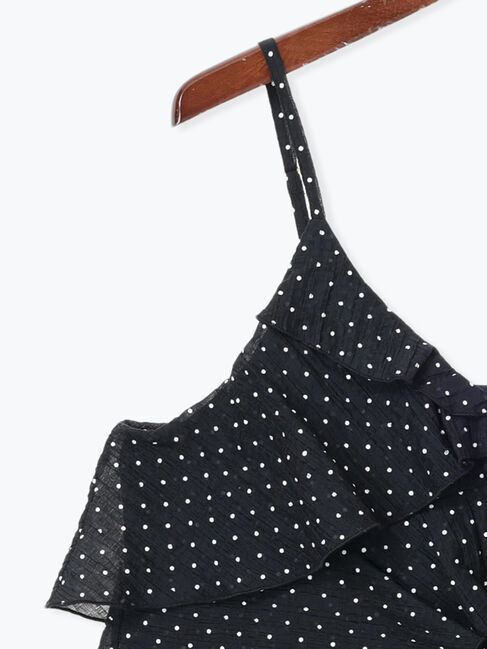 Te chichi「【松井愛莉着用】ドットシャーリングキャミブラウス（セットアップ可）」|シャツ・ブラウス|