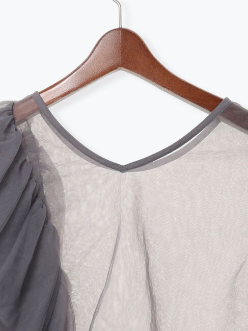 Te chichi「【セレモニーアイテム】チュールフリルレイヤードボレロ」|シャツ・ブラウス|