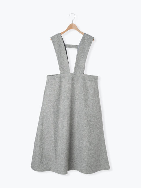 Samansa Mos2「ツイードライクジャンパースカート」|ワンピース|