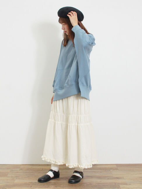 Samansa Mos2「シャーリングティアードスカート」|スカート|