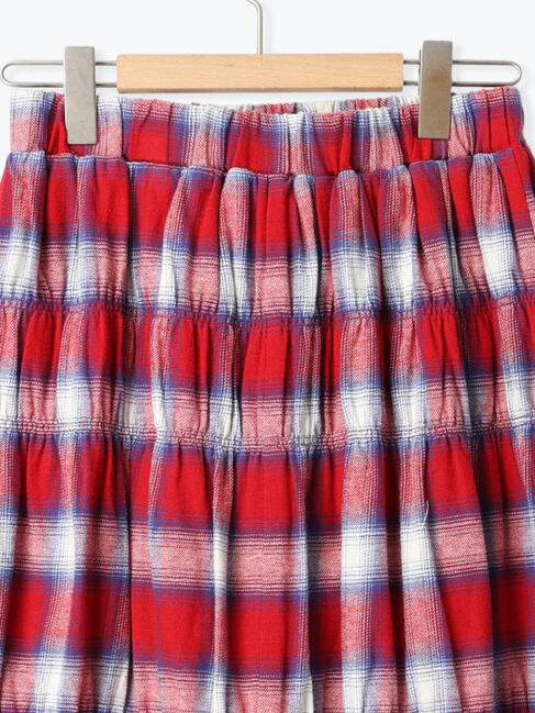 Samansa Mos2「シャーリングティアードスカート」|スカート|