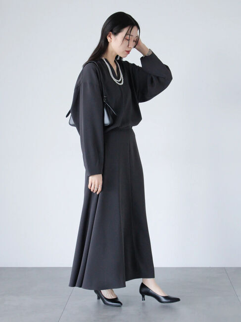 sm2rhythm「【セレモニーアイテム】ジョーゼットブラウス(セットアップ可)」|シャツ・ブラウス|