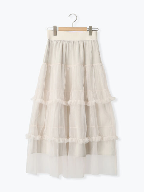 Samansa Mos2「チュールフリルスカート」|スカート|