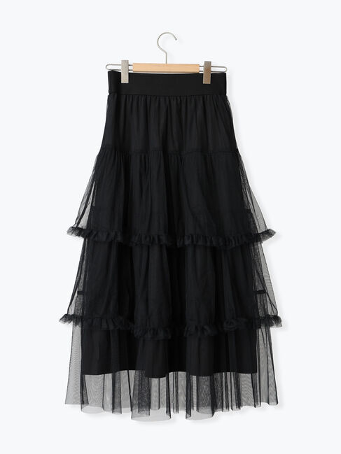 Samansa Mos2「チュールフリルスカート」|スカート|