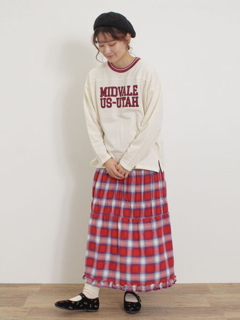 Samansa Mos2「ワッペンロゴスウェット」|Tシャツ・カットソー|