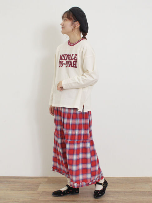 Samansa Mos2「ワッペンロゴスウェット」|Tシャツ・カットソー|