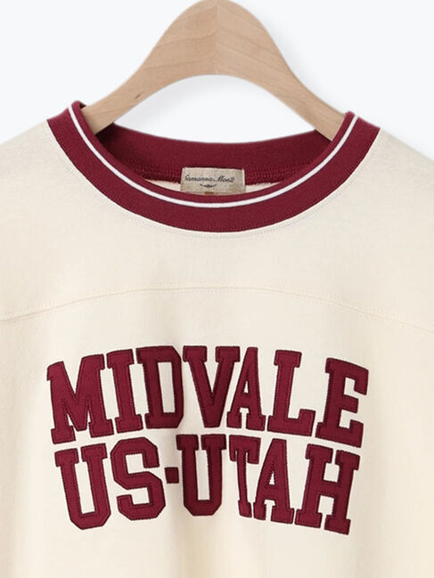 Samansa Mos2「ワッペンロゴスウェット」|Tシャツ・カットソー|