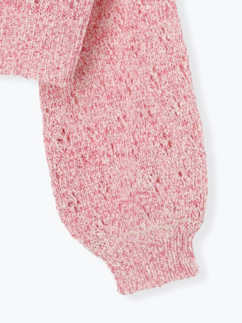 Samansa Mos2「テープヤーンラウンドカラーカーディガン」|カーディガン|