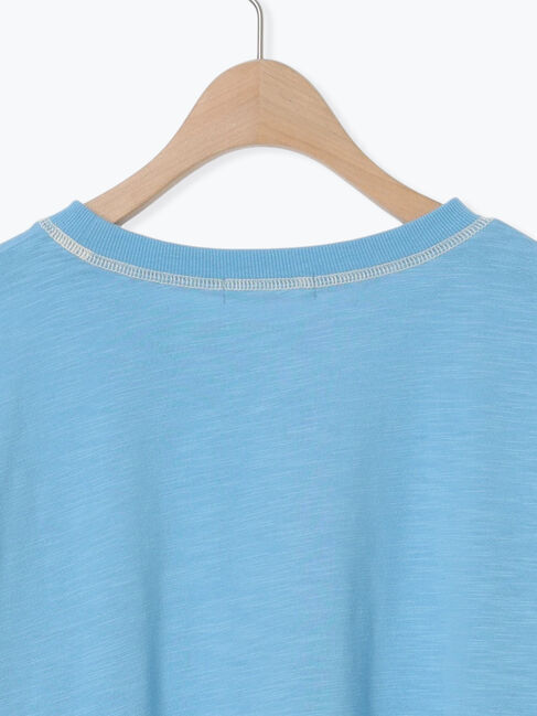 Samansa Mos2「配色ステッチプリントアソートロングTシャツ」|Tシャツ・カットソー|