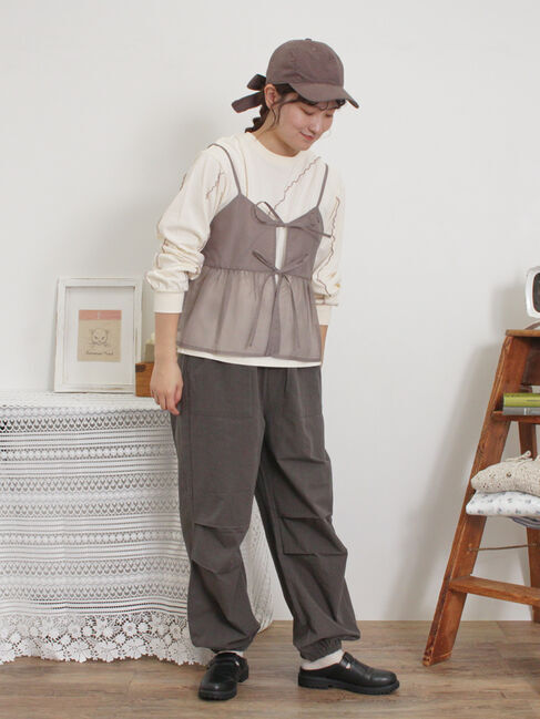 Samansa Mos2「メローインナーSETシアービスチェ」|シャツ・ブラウス|