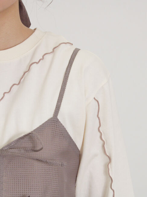 Samansa Mos2「メローインナーSETシアービスチェ」|シャツ・ブラウス|