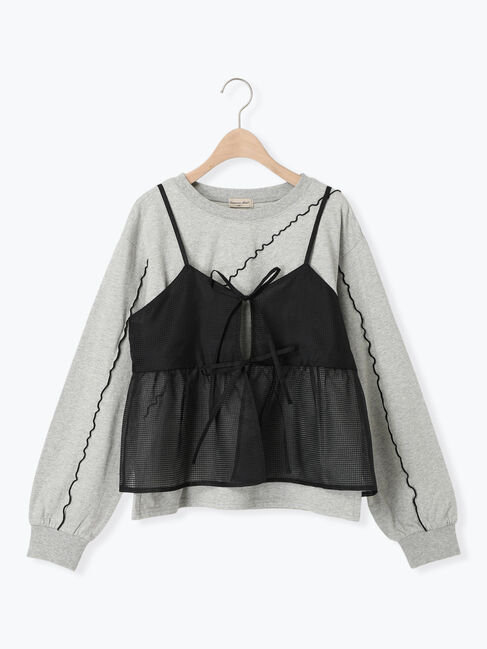 Samansa Mos2「メローインナーSETシアービスチェ」|シャツ・ブラウス|