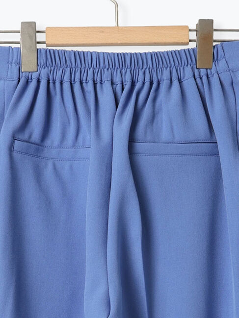 Samansa Mos2 blue「【イージーケア・吸水速乾】マルチスタイルテーパードパンツ」|その他|