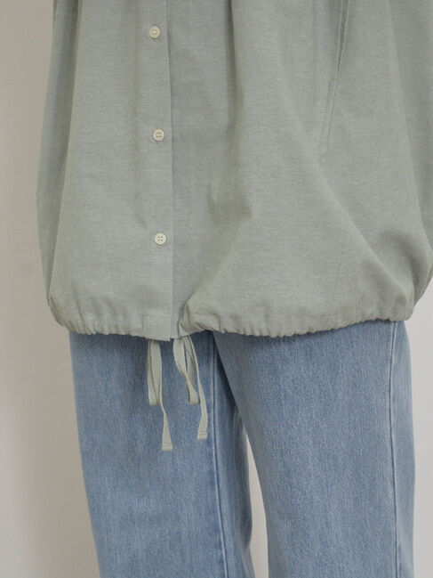 Samansa Mos2「裾ドロストチュニック」|シャツ・ブラウス|