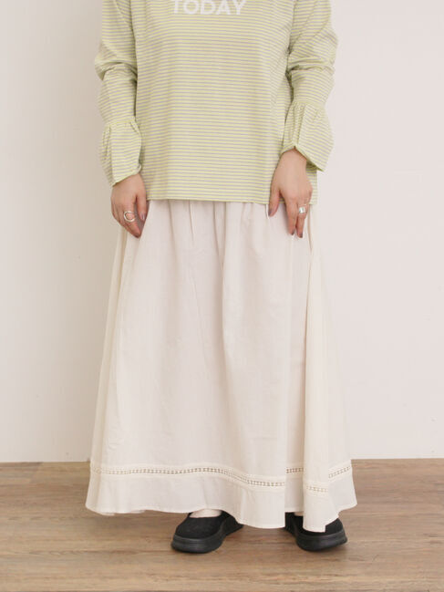 Samansa Mos2「2WAYシャーリングスカート」|スカート|