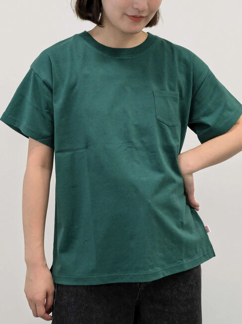 Samansa Mos2「【USAコットン】Tシャツ」|Tシャツ・カットソー|グリーン