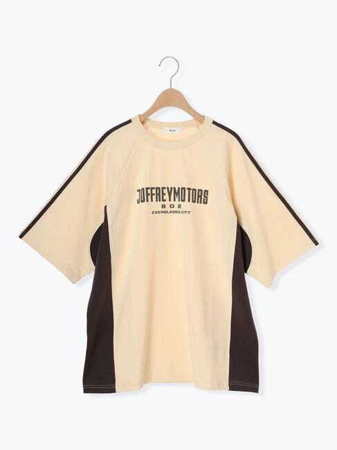 SM2「配色ラインロゴプリントオーバーTシャツ」|Tシャツ・カットソー|