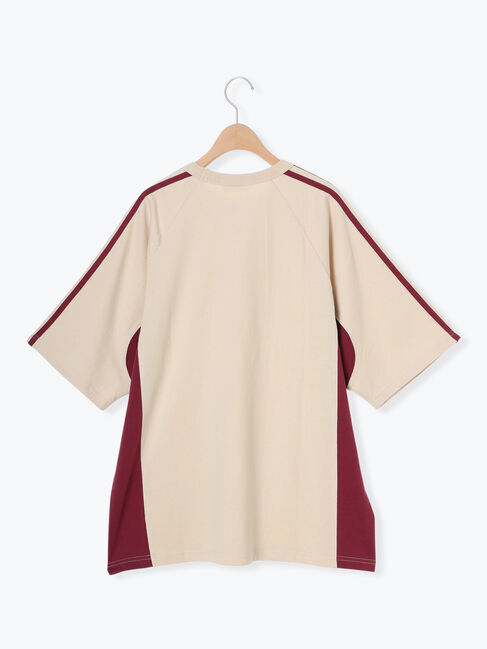 SM2「配色ラインロゴプリントオーバーTシャツ」|Tシャツ・カットソー|