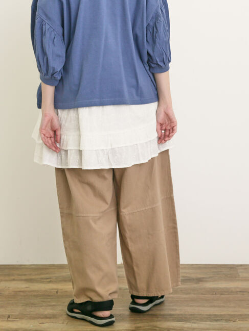 Samansa Mos2「製品染めバイオ加工切替パンツ」|その他|
