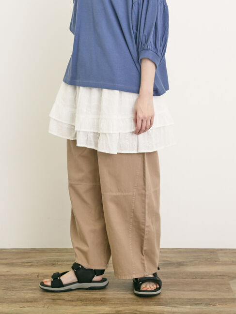 Samansa Mos2「製品染めバイオ加工切替パンツ」|その他|