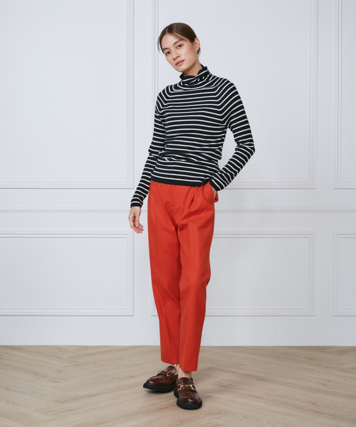 INED「ワンタックテーパードパンツ」|その他|