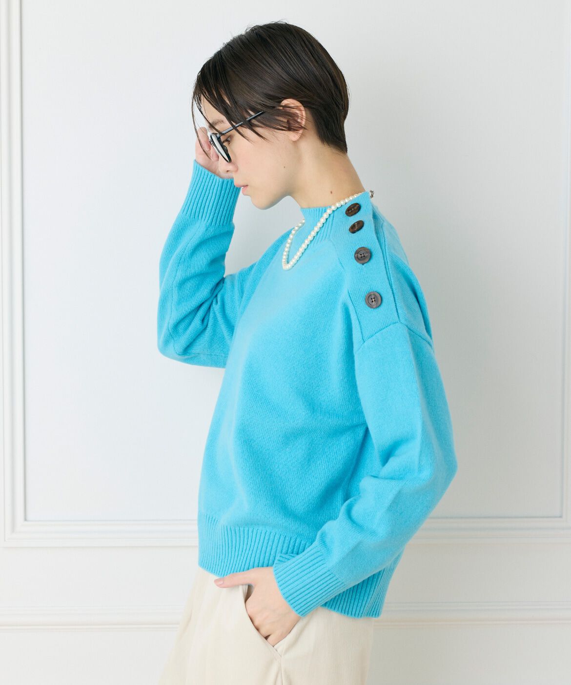 DAY by DAY it&rsquo;s international「ウール肩ボタンニットプルオーバー」|ニット・セーター|