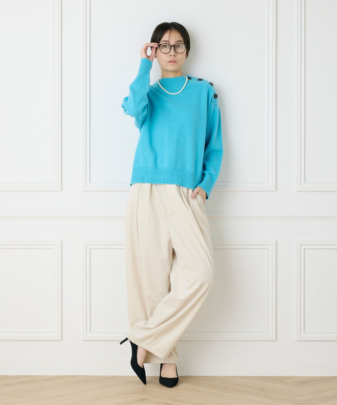 DAY by DAY it&rsquo;s international「ウール肩ボタンニットプルオーバー」|ニット・セーター|