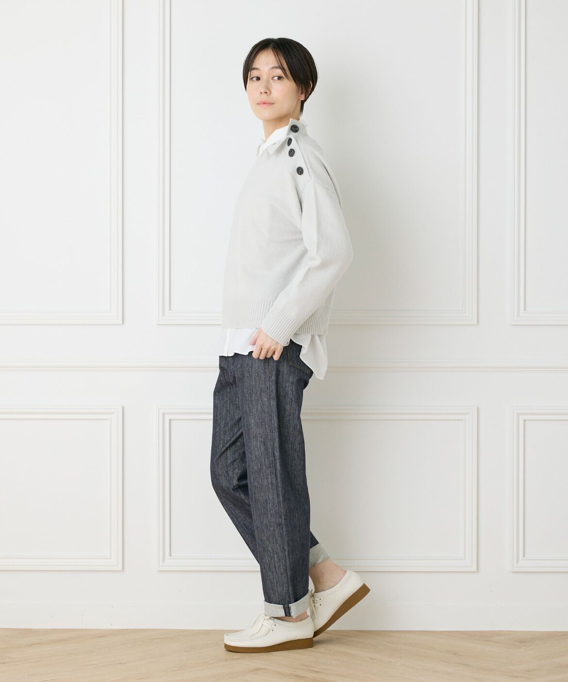 DAY by DAY it&rsquo;s international「ウール肩ボタンニットプルオーバー」|ニット・セーター|