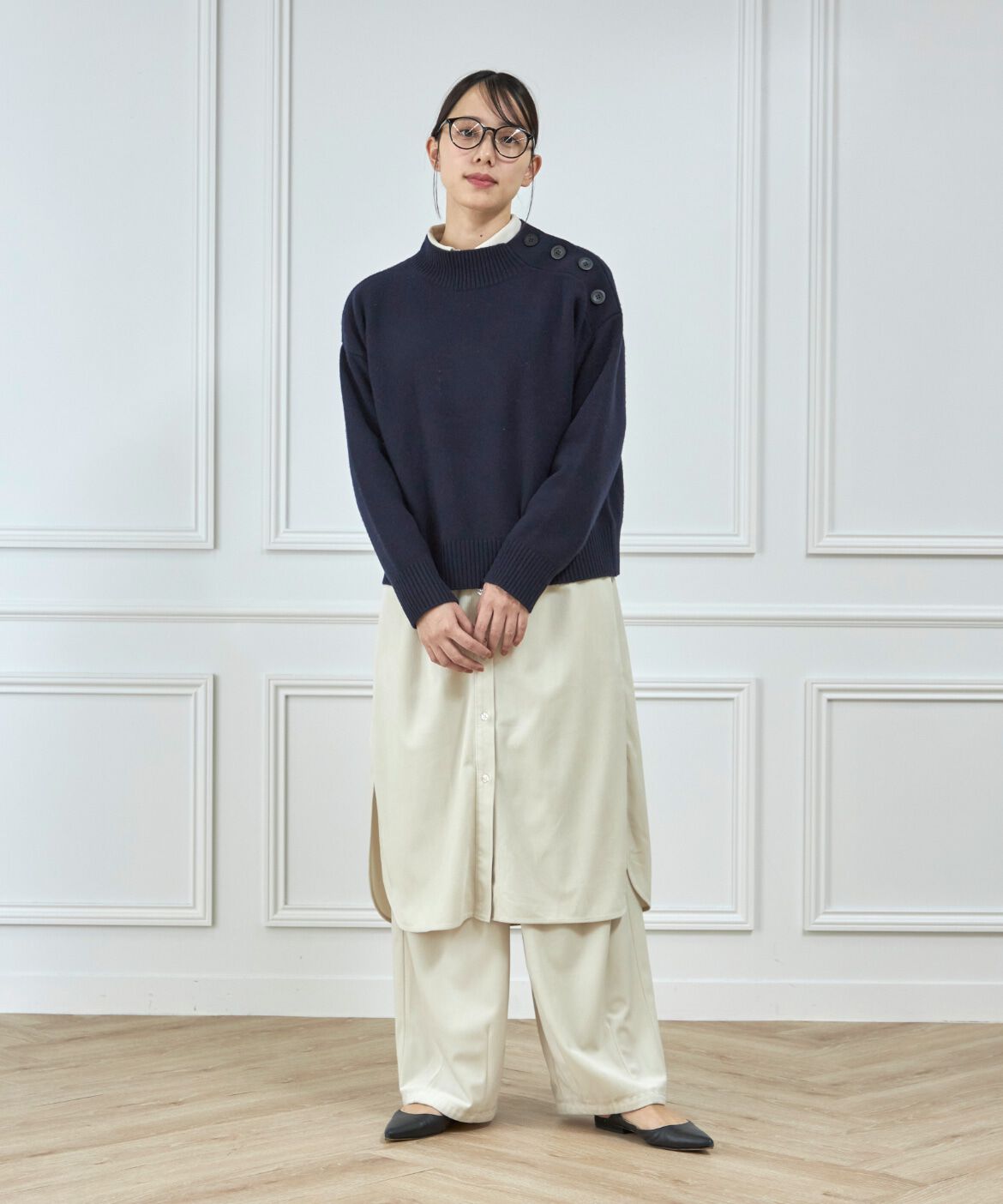 DAY by DAY it&rsquo;s international「ウール肩ボタンニットプルオーバー」|ニット・セーター|