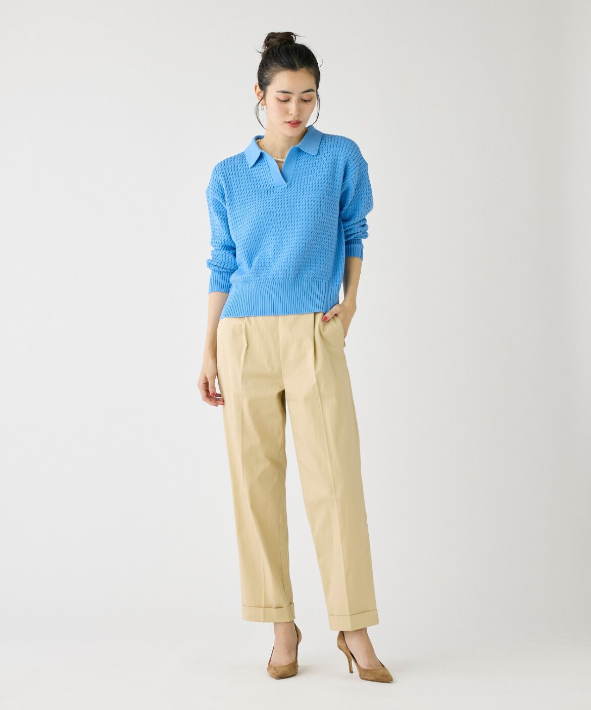 DAY by DAY it&rsquo;s international「ワンタックテーパードパンツ」|スラックス|