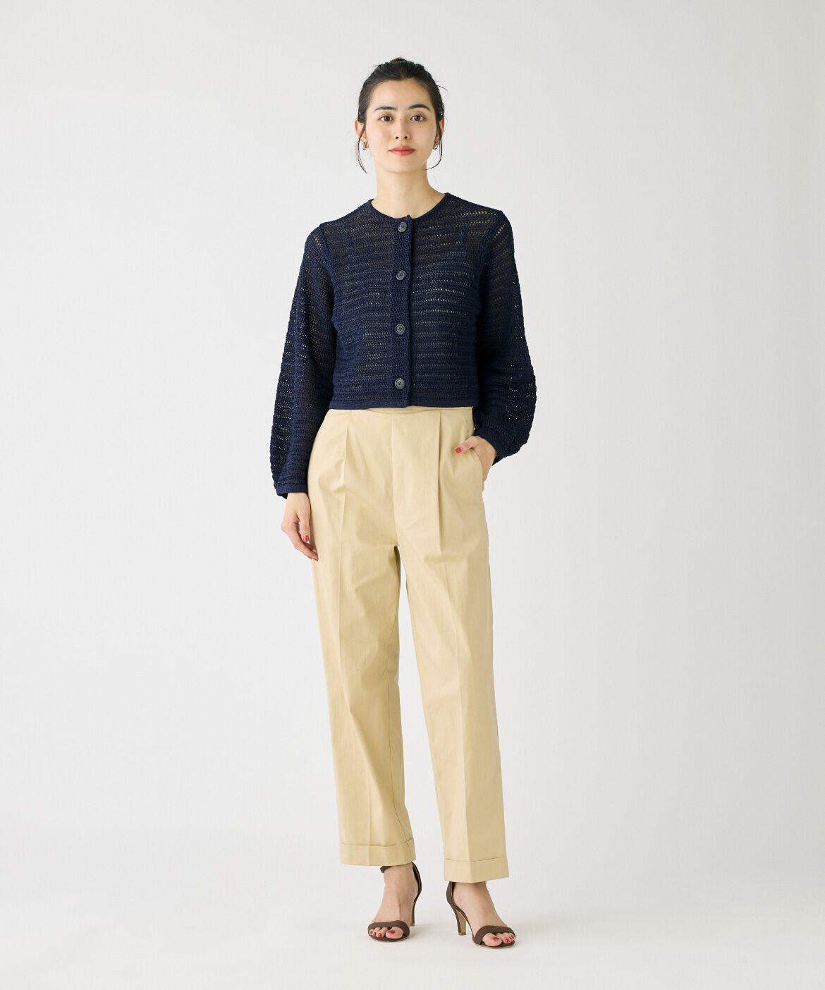 DAY by DAY it&rsquo;s international「ワンタックテーパードパンツ」|スラックス|