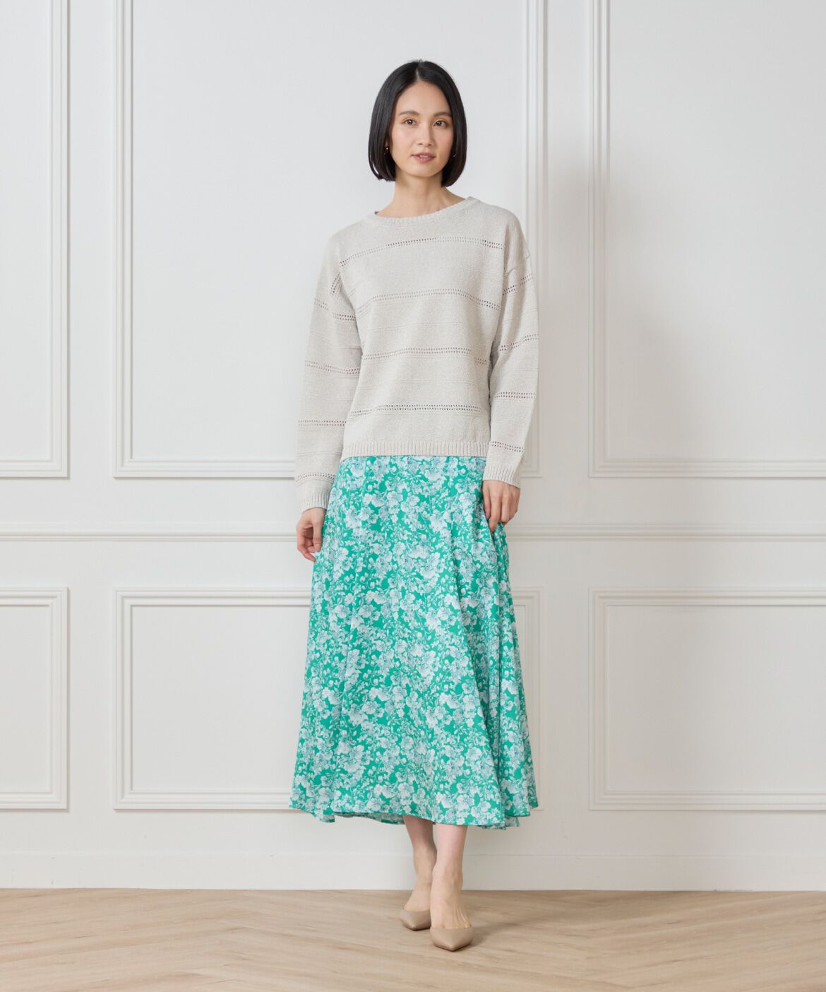 7-IDconcept.「ボートネックニット」|ニット・セーター|