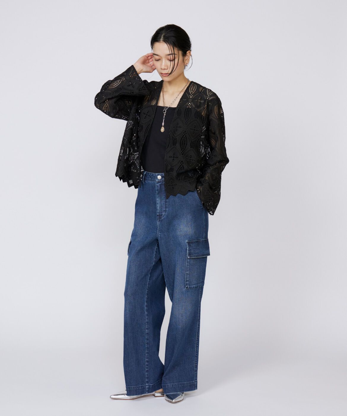 INED「カップ付きキャミソール」|キャミソール|