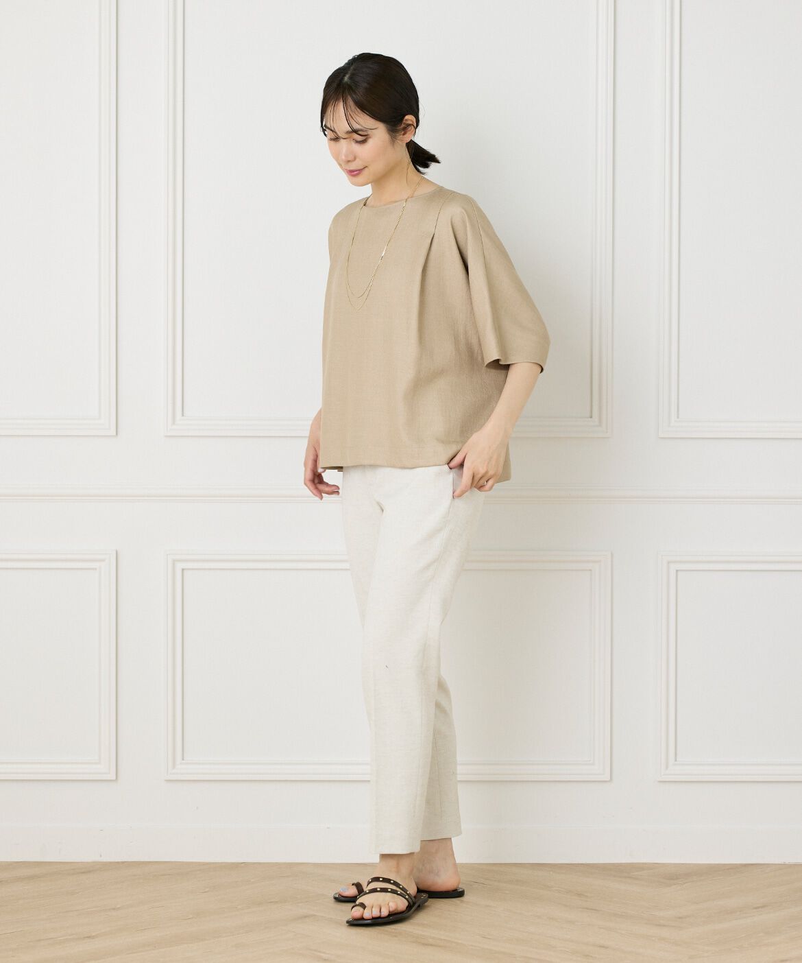 7-IDconcept.「ドルマンタックブラウス」|シャツ・ブラウス|