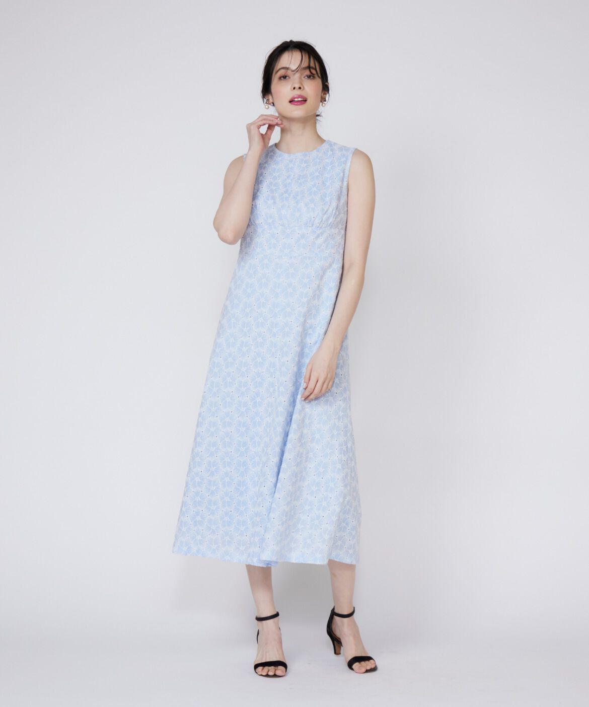 Maglie le cassetto「《大きいサイズ》刺繍レースワンピース」|ワンピース|