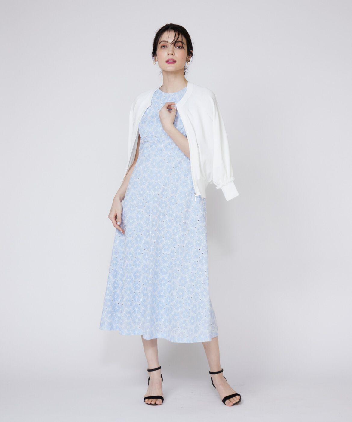 Maglie le cassetto「《大きいサイズ》刺繍レースワンピース」|ワンピース|