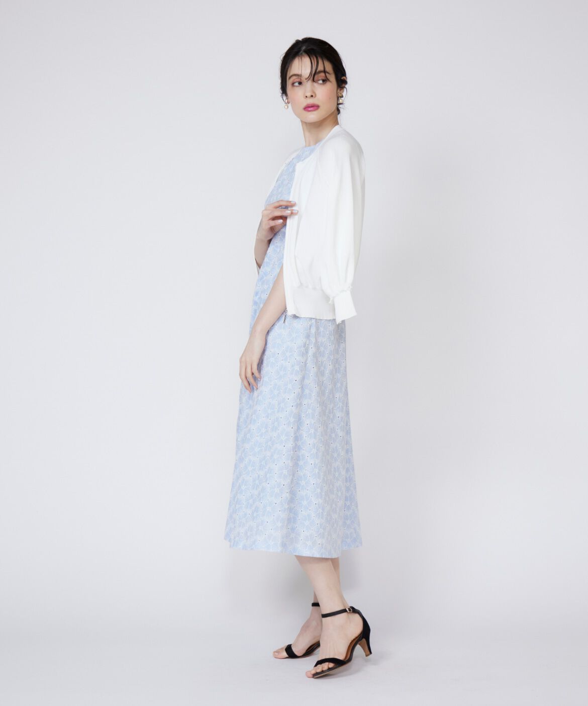 Maglie le cassetto「《大きいサイズ》刺繍レースワンピース」|ワンピース|