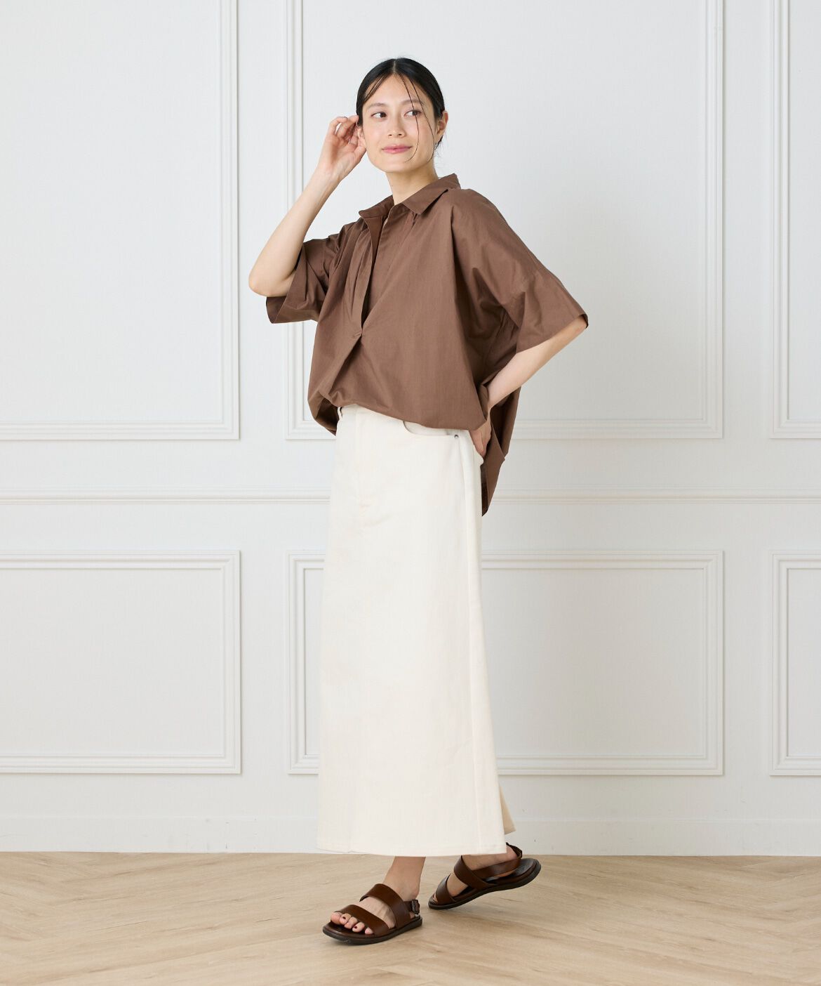 DAY by DAY it&rsquo;s international「オーバーサイズスキッパーシャツ」|シャツ・ブラウス|