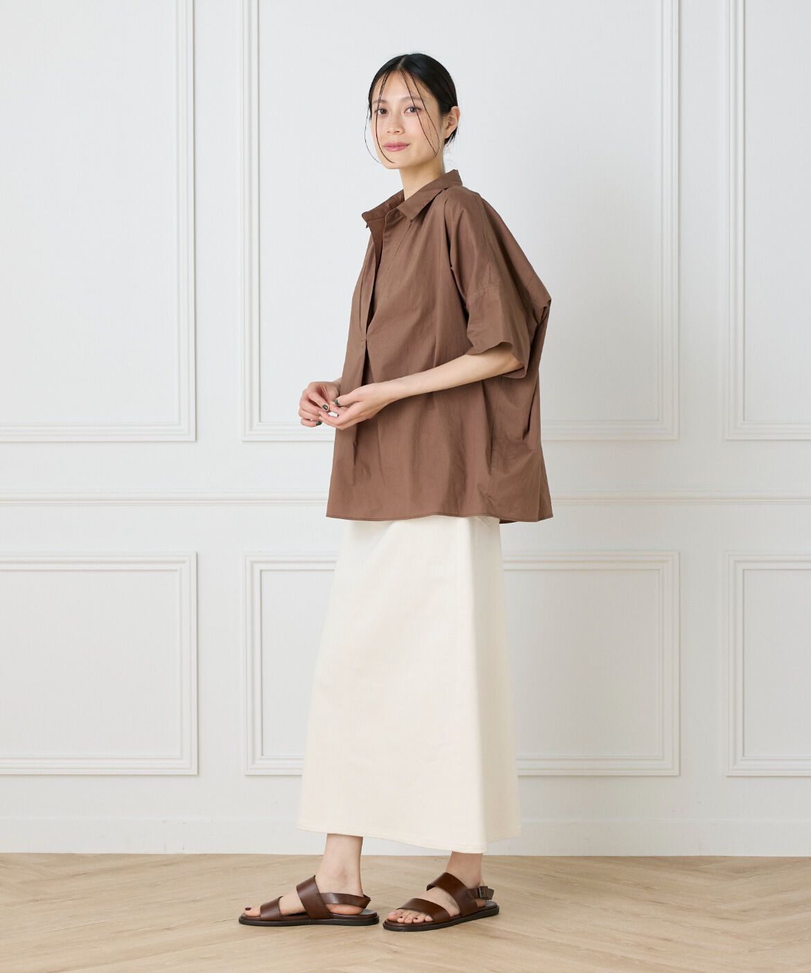 DAY by DAY it&rsquo;s international「オーバーサイズスキッパーシャツ」|シャツ・ブラウス|