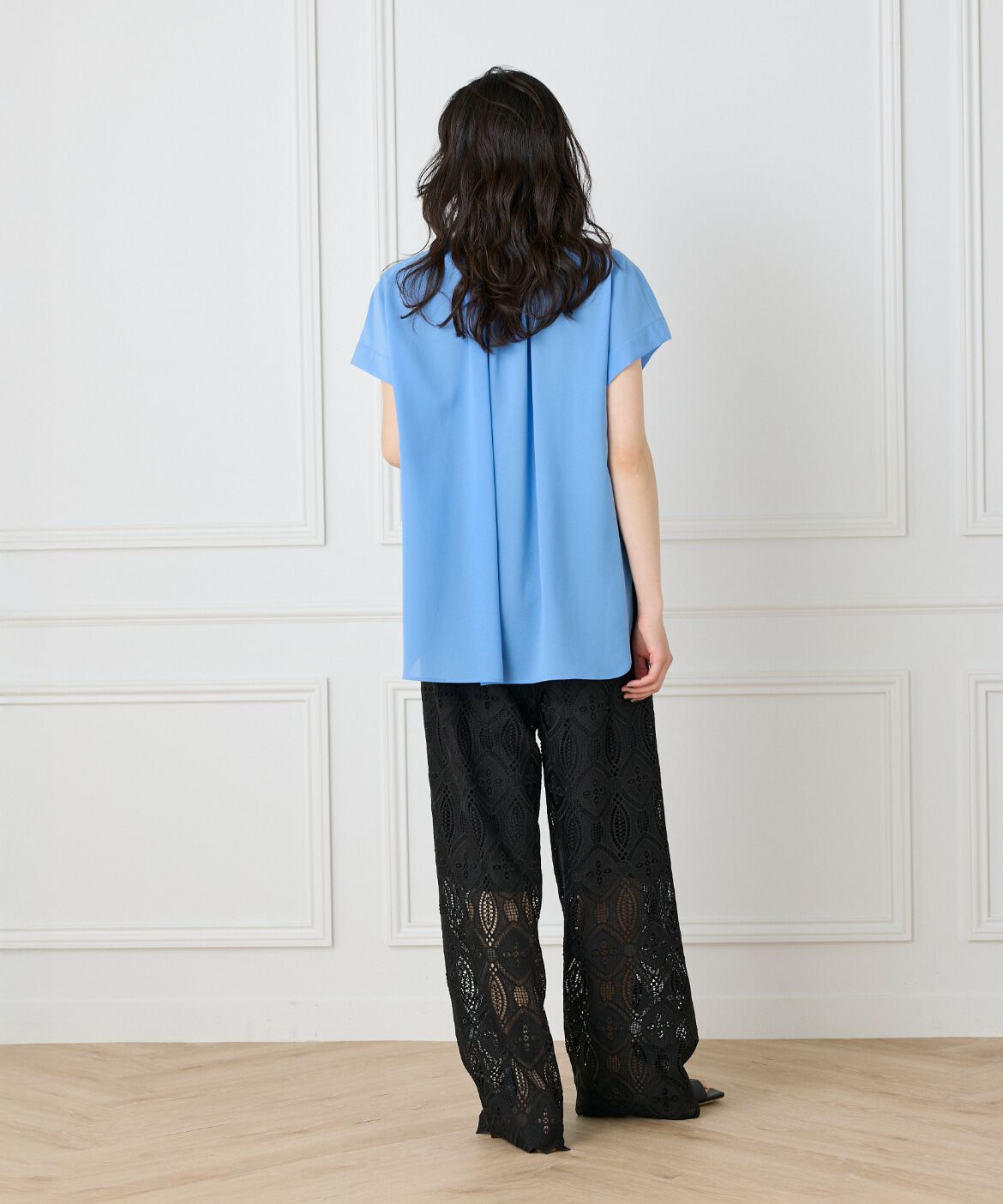 INED「キーネックブラウス」|シャツ・ブラウス|