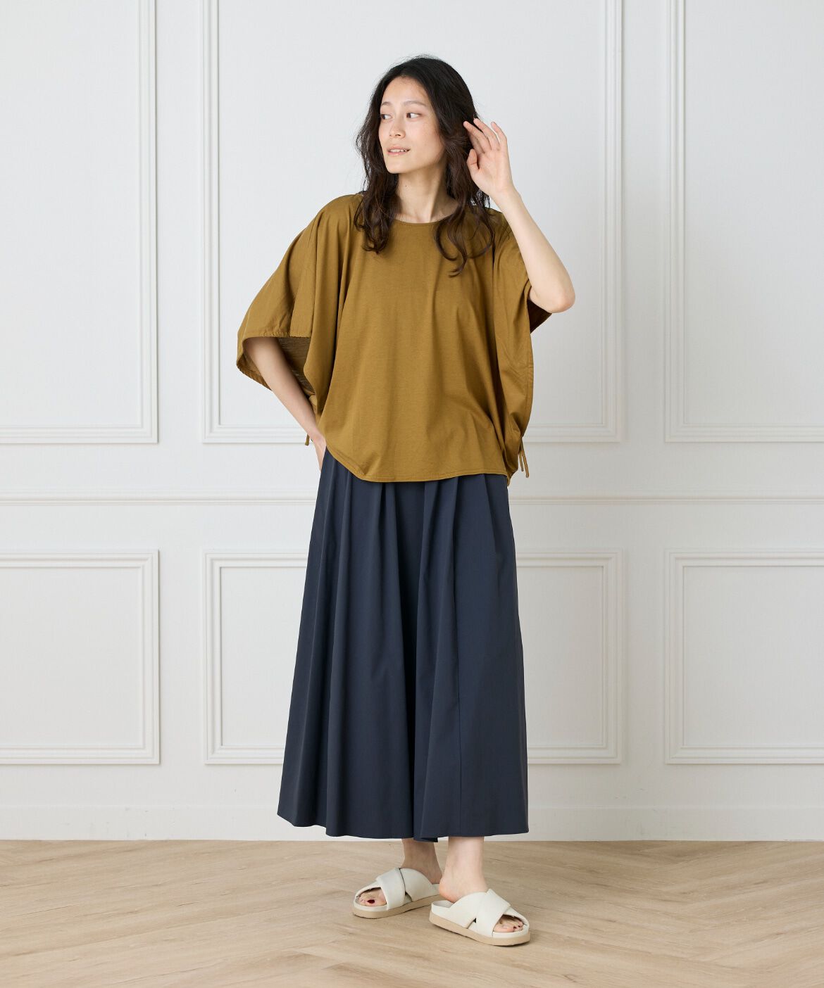 DAY by DAY it&rsquo;s international「タックフレアスカート」|スカート|