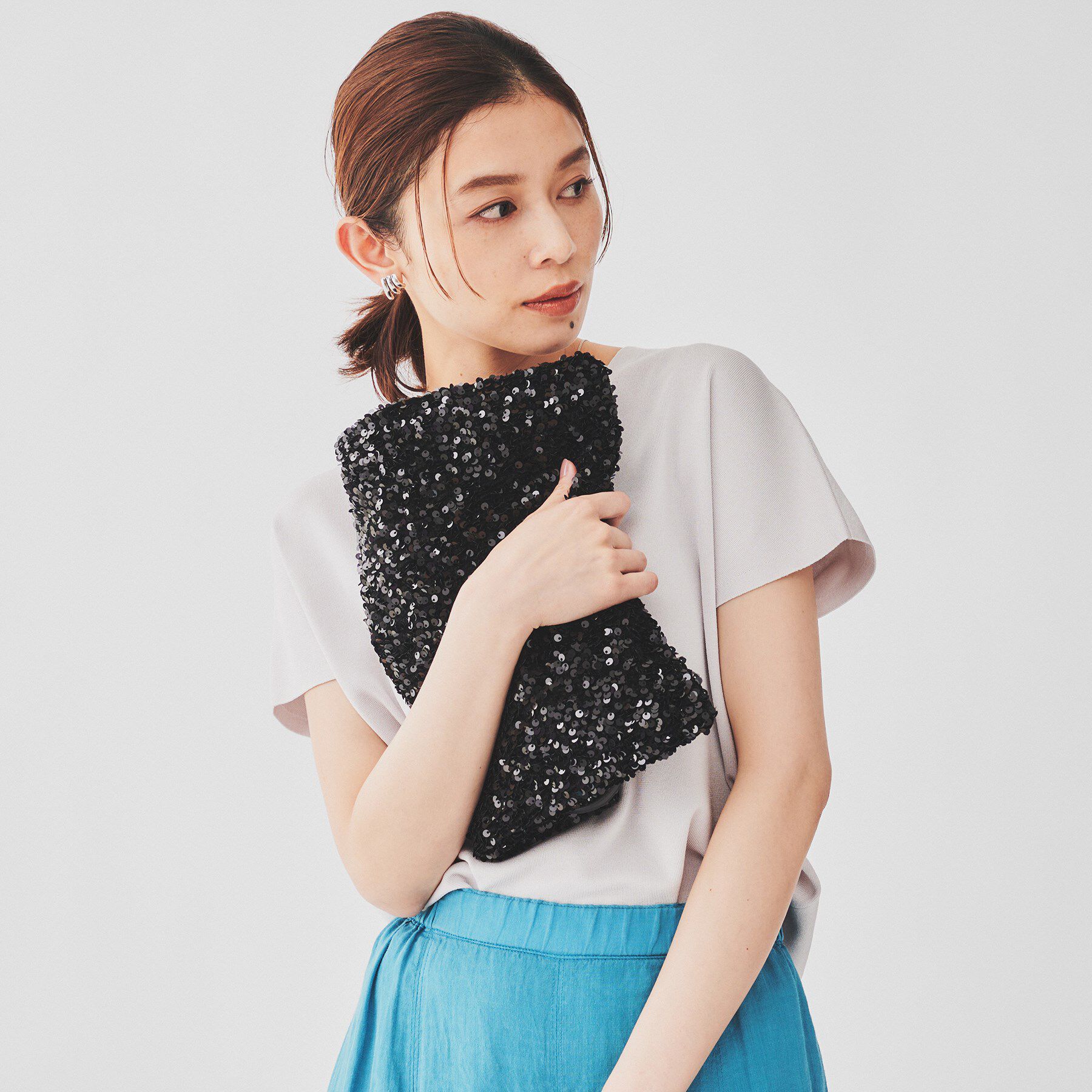 UNTITLED「【柔らか／A4サイズ対応】スパンコールトート」|トートバッグ|