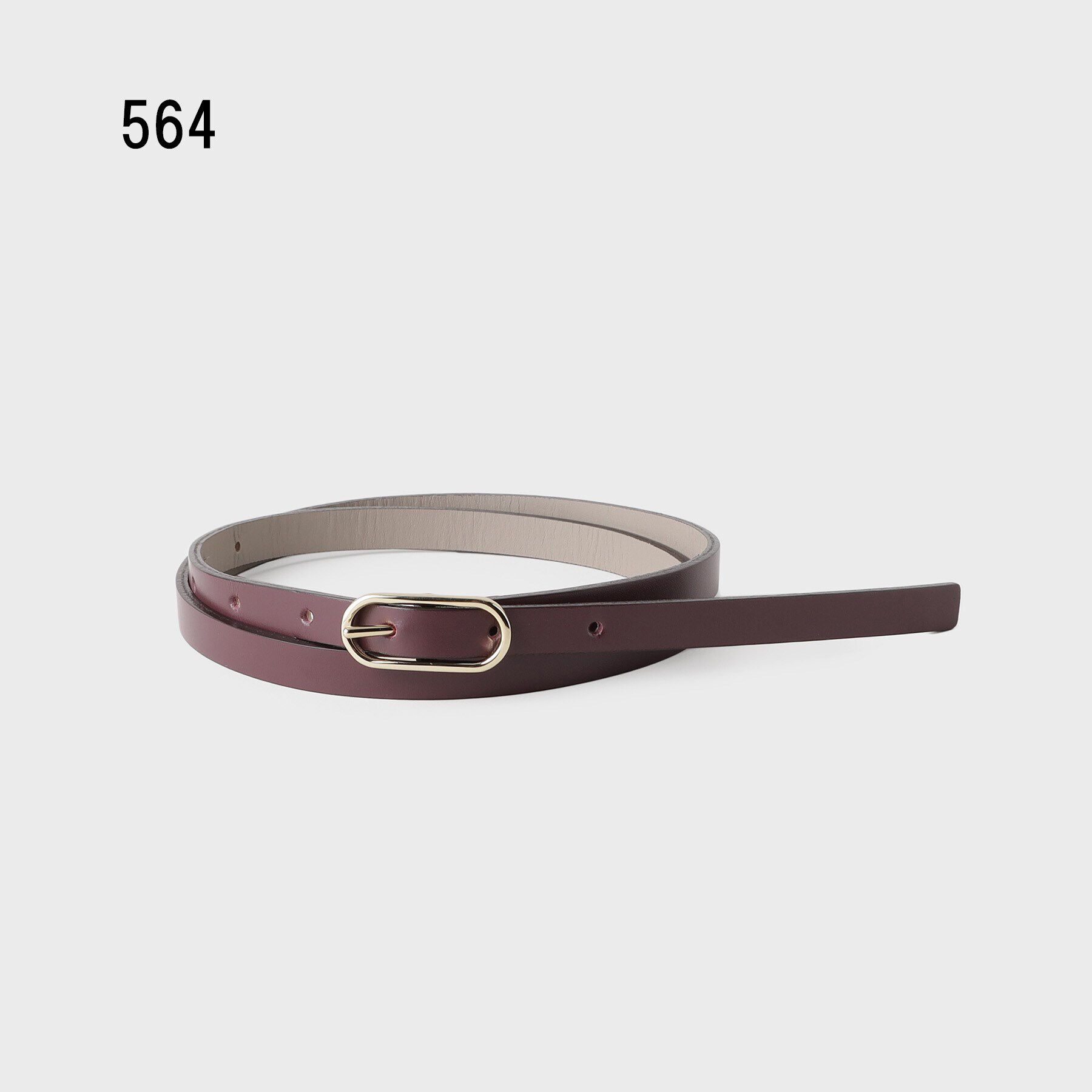 UNTITLED「【本革/リバーシブル】オーバルベルト12mm」|ベルト|