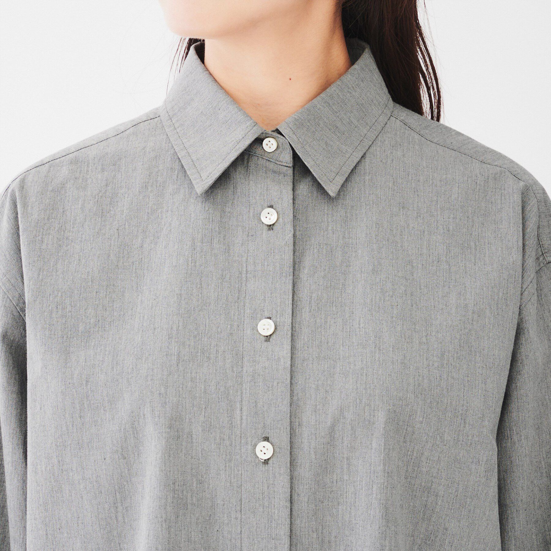 UNTITLED「【コットン100/羽織りにもオススメ！】タイプライター ビッグシャツ」|シャツ・ブラウス|