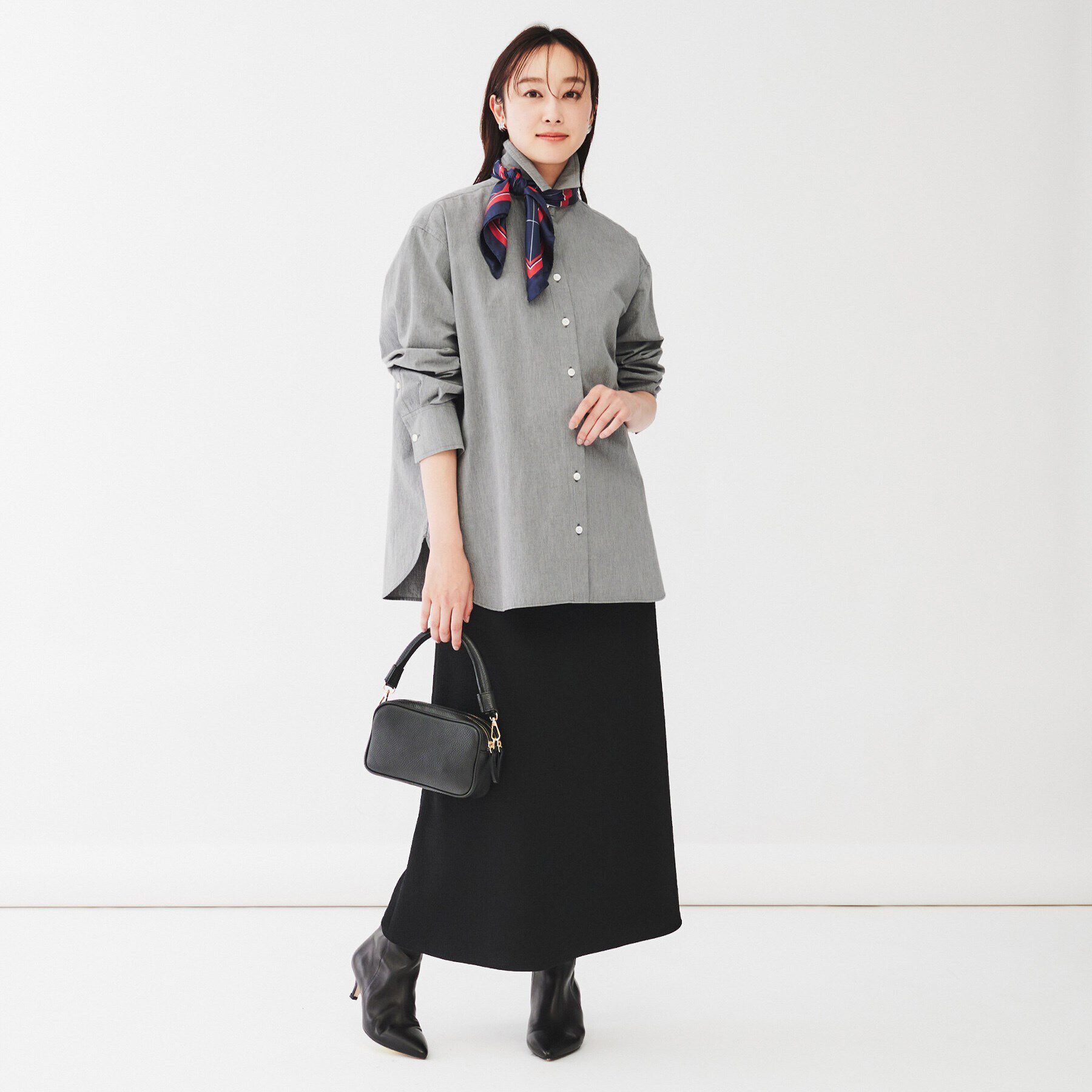 UNTITLED「【コットン100/羽織りにもオススメ！】タイプライター ビッグシャツ」|シャツ・ブラウス|