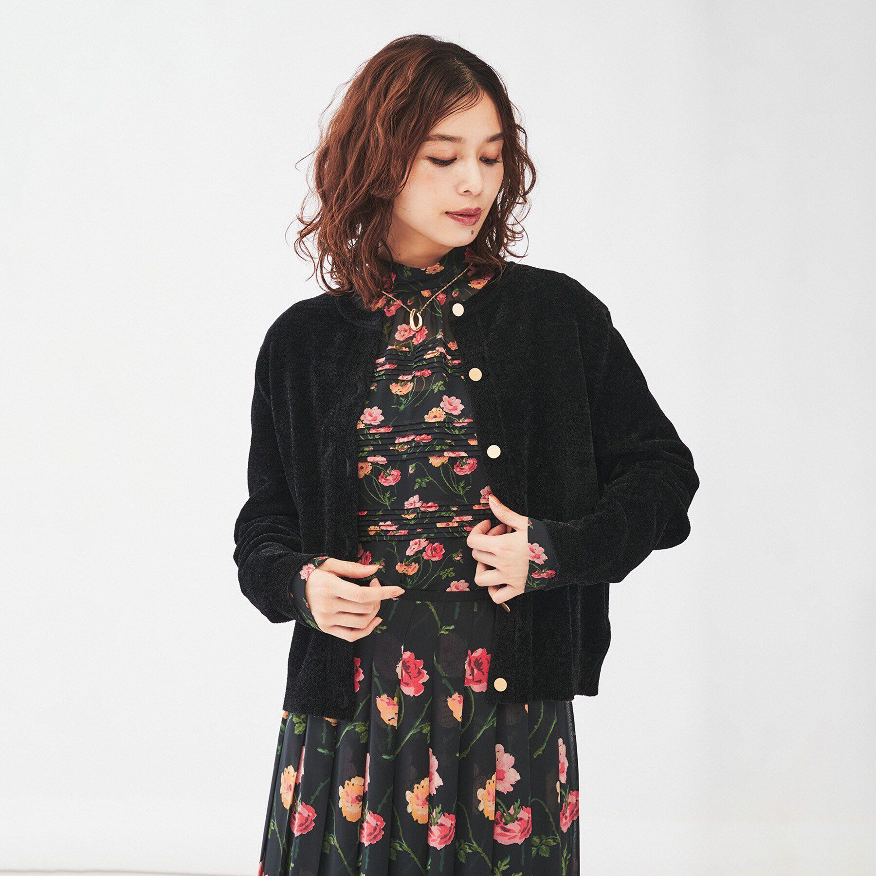 UNTITLED「【アンサンブル＆セットアップ可能】モールカーディガン」|カーディガン|