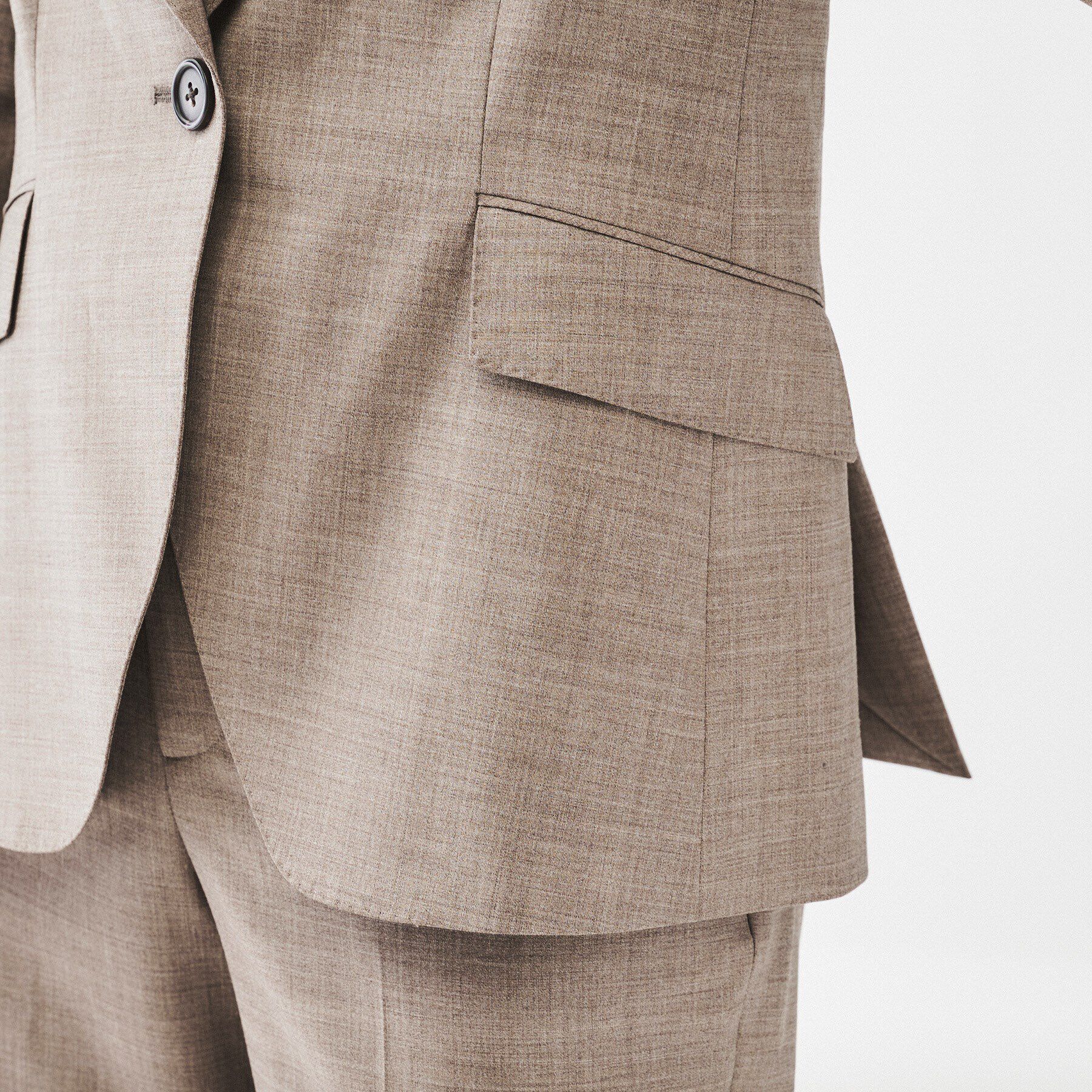 UNTITLED「【通勤スーツ/日本製】ウーステッド テーラードジャケット」|テーラードジャケット|