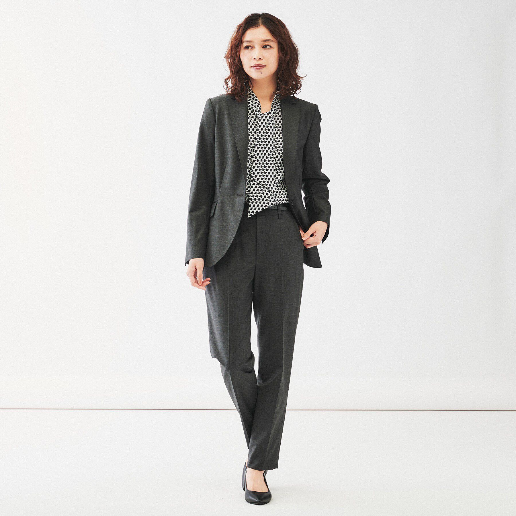 UNTITLED「【通勤スーツ/日本製】ウーステッド テーラードジャケット」|テーラードジャケット|